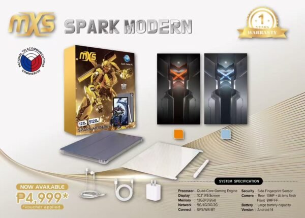 d129b573450759963fc2ad284f065b0 MXS SPARK Pro Tablet - Power Your Digital Life